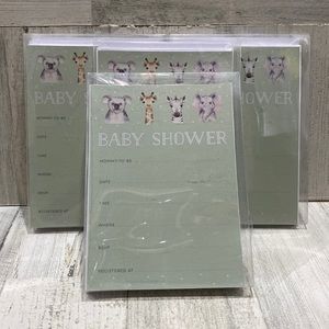 NWT 48 baby shower invitations by Bella Bug.